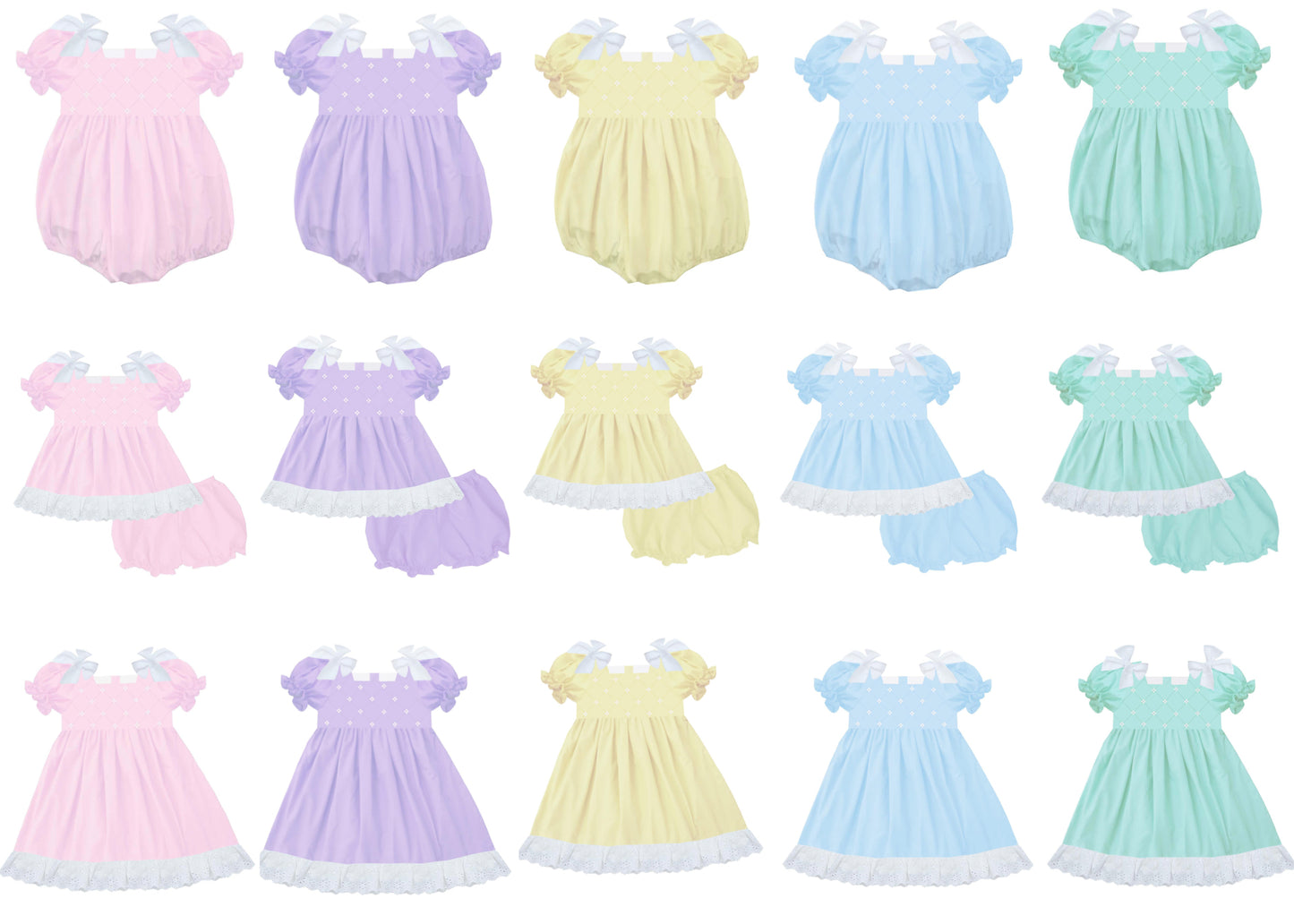 Pastel Pearl Smocks #2